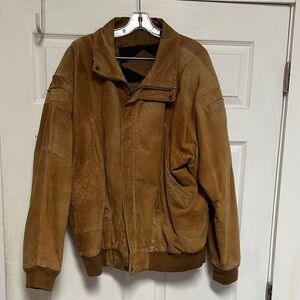Men's Weekends Brown Suede Jacket